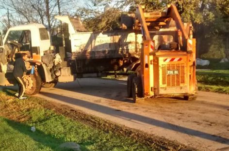 Realizan trabajos de bacheo, reconstrucción de calzadas y mantenimiento en Matheu e Ingeniero Maschwitz