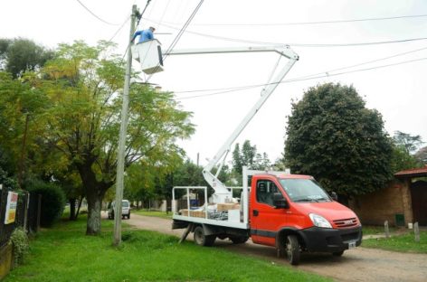 La Municipalidad de Escobar arregló 9586 puntos de luz de todo el distrito