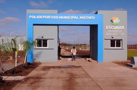 En pocos días abrirá sus puertas el Polideportivo Municipal Matheu