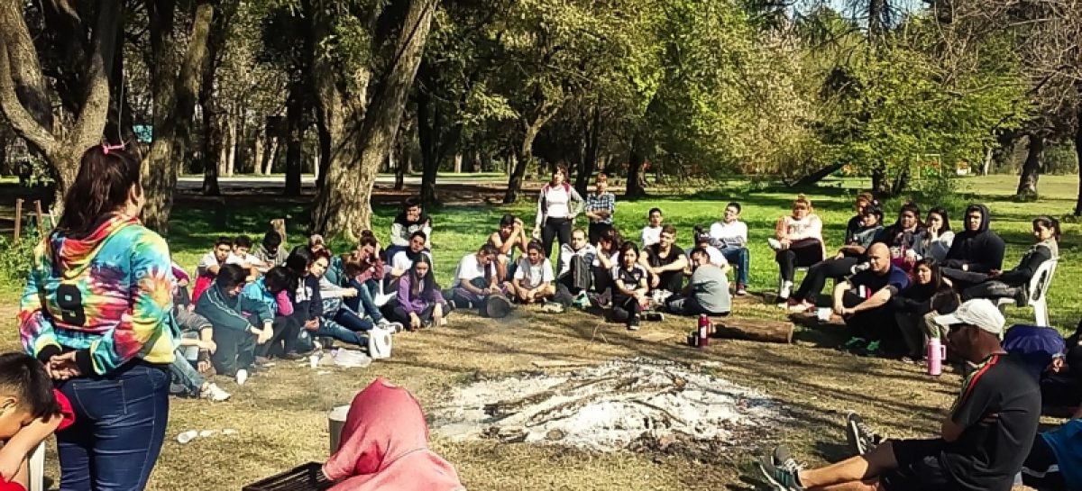 En Matheu, más de 100 jóvenes participaron del primer campamento de la Escuela de Liderazgo