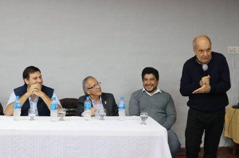 Hernán Lombardi visitó Escobar junto a Leandro Costa