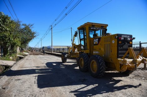 En Belén, comenzaron las tareas de bacheo y repavimentación de Avenida De Los Inmigrantes