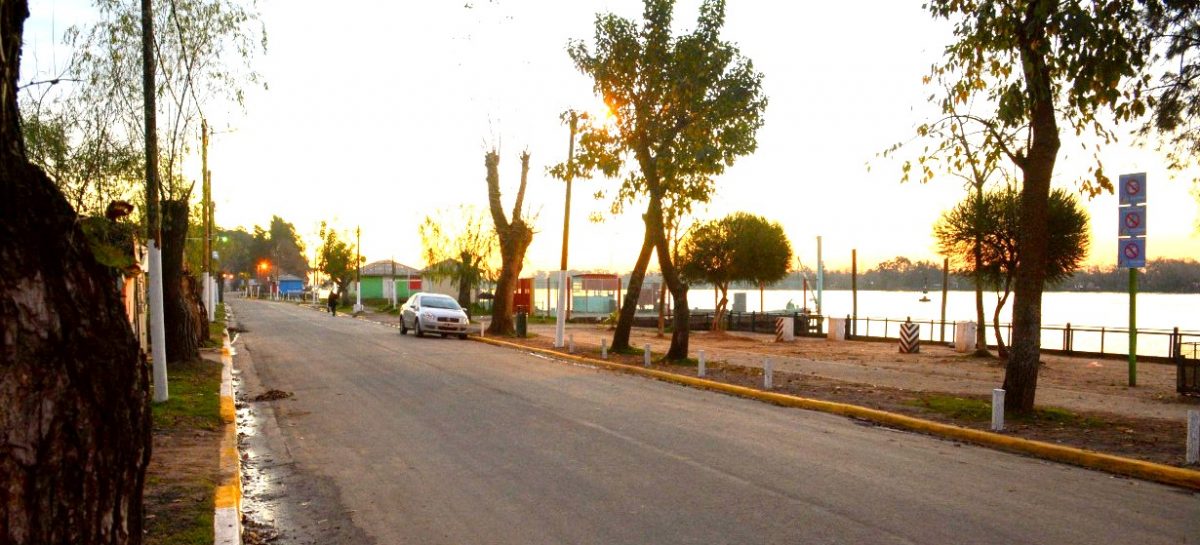 El municipio inauguró 2300 metros de asfalto y una nueva plaza en el paseo costero del Paraná de las Palmas