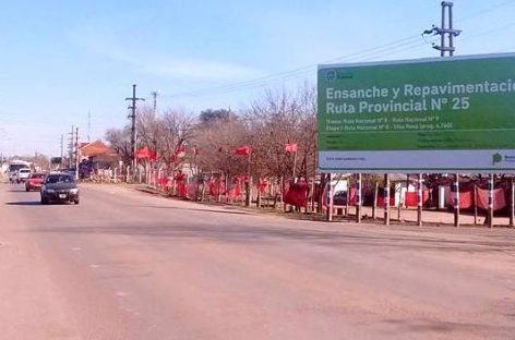 Exclusivo: el primer tramo del ensanche y repavimentación de la ruta 25 será entre Pilar y Villa Rosa