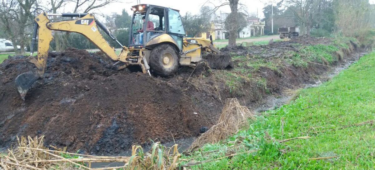 Prosiguen las obras hidráulicas ejecutadas por la Municipalidad de Escobar