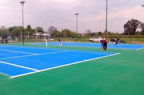 Adelanto: el sábado 7 de octubre se inauguran en el poli de Matheu las primeras canchas de tenis municipales