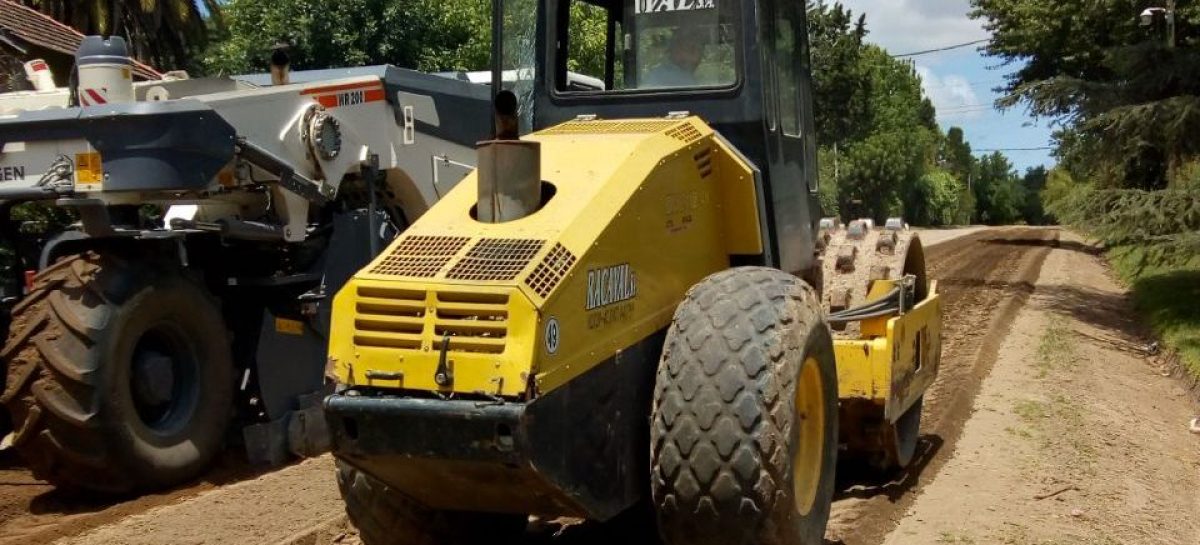 La Municipalidad de Escobar continúa con las obras de estabilizado de calles en distintos barrios de Belén y Matheu