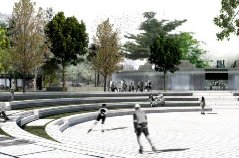 Plaza de la Estación de Belén: continúan las obras de remodelación y se suman nuevos espacios recreativos
