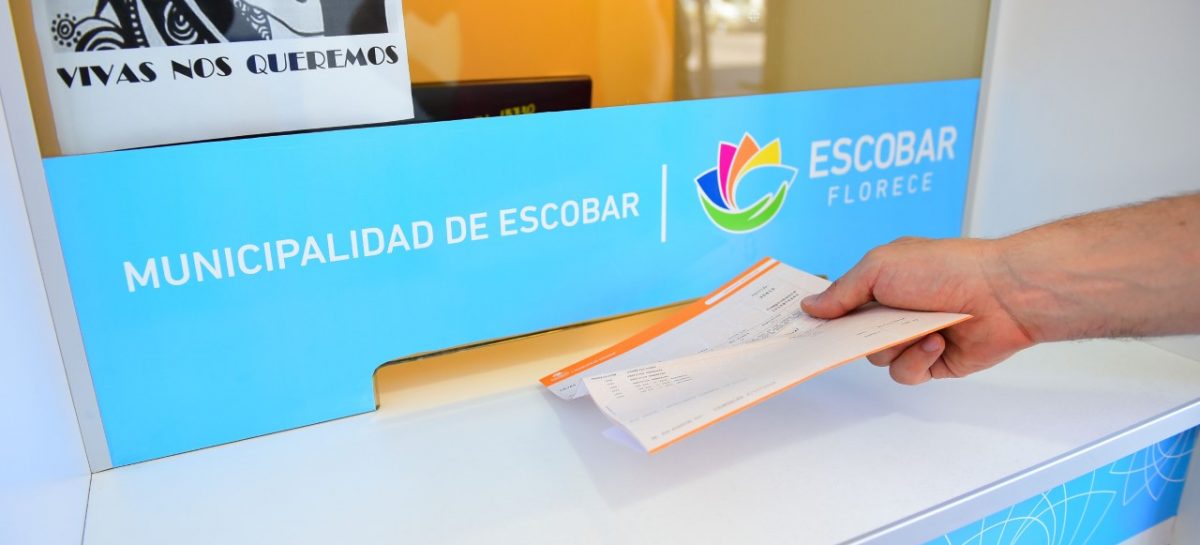 La Municipalidad de Escobar extiende la moratoria para el pago de la Tasa por Servicios Generales