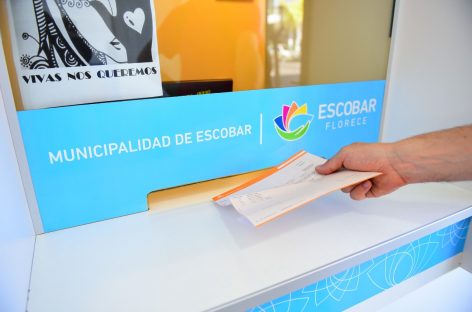 La Municipalidad de Escobar extiende la moratoria para el pago de la Tasa por Servicios Generales