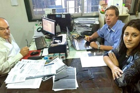 Rocío Fernández se reunió con autoridades de la Cooperativa Eléctrica de Loma Verde