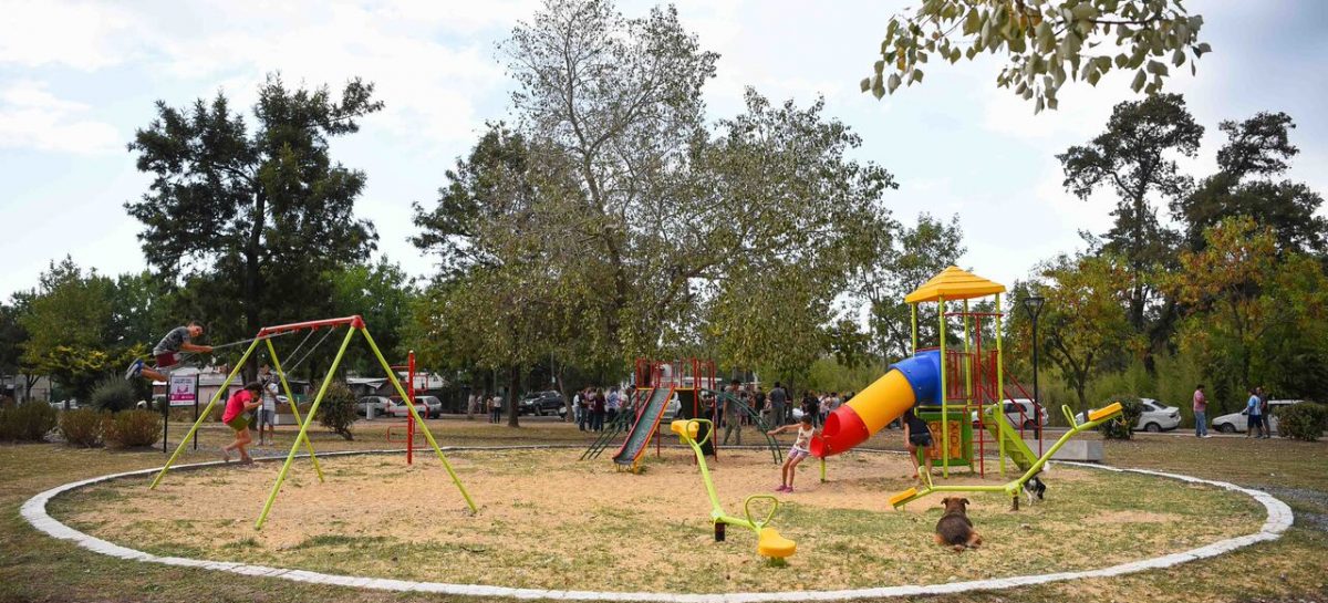 El intendente Ariel Sujarchuk recorrió la puesta en valor de la Plaza La Rotonda en Belén de Escobar