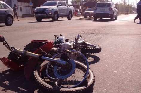 Accidente en ruta 25: un motociclista fue trasladado al hospital de Escobar con contusiones varias
