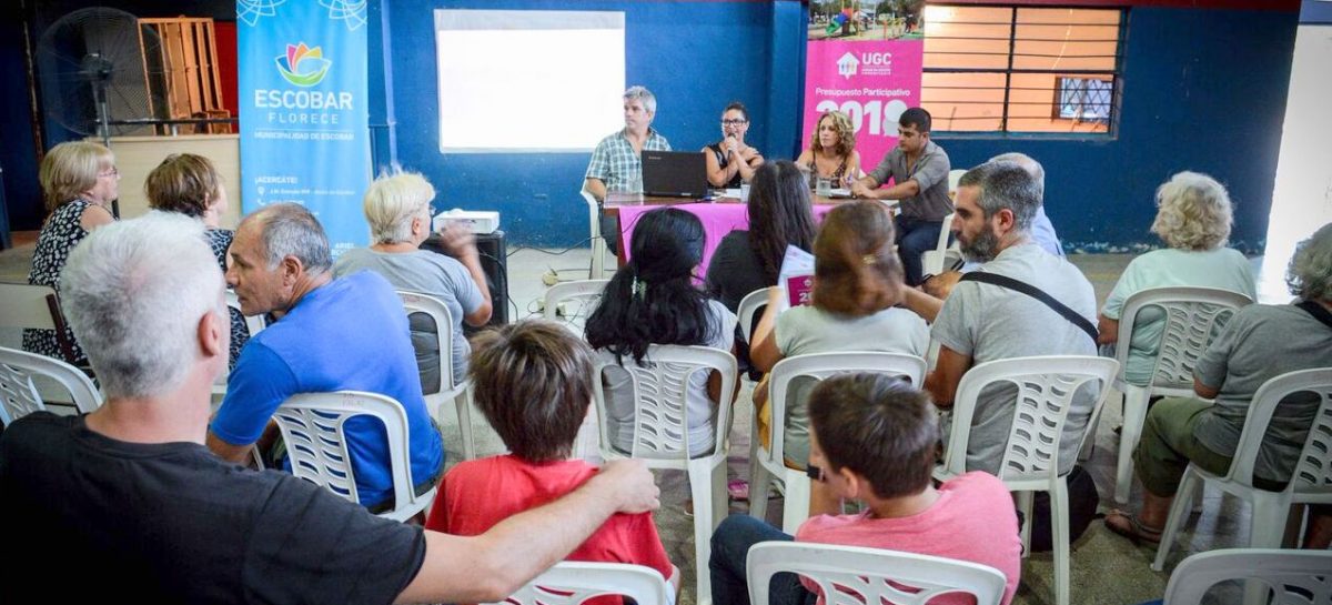 Comienza el segundo ciclo de asambleas del programa Presupuesto Participativo 2018