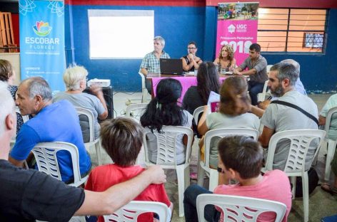 Comienza el segundo ciclo de asambleas del programa Presupuesto Participativo 2018