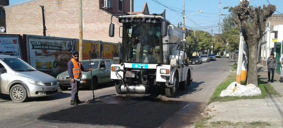 La Municipalidad de Escobar prosigue con los trabajos de estabilizado y bacheo