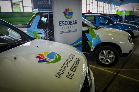 El municipio de Escobar presentó 14 nuevos vehículos adquiridos con fondos propios