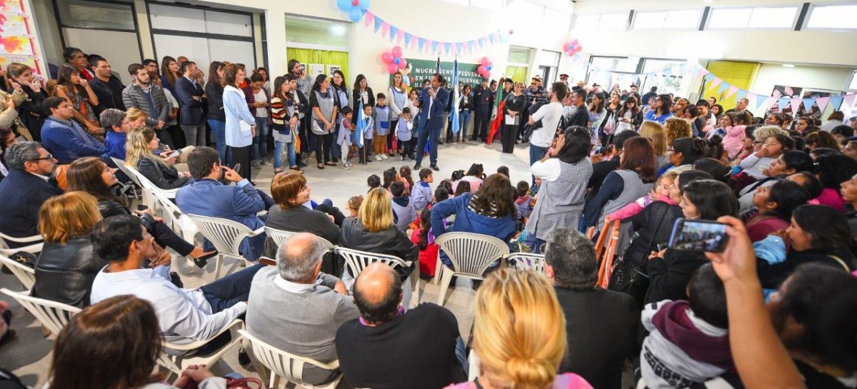 Quedó inaugurado el nuevo edificio del Jardín de Infantes 921 de Loma Verde