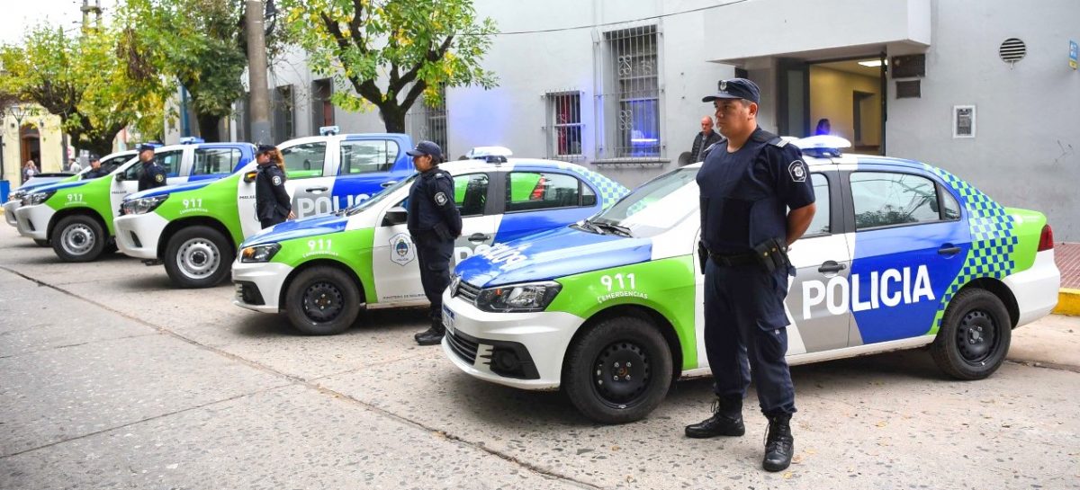 Llegaron cinco nuevos patrulleros para el nuevo subcomando de policía de Garín