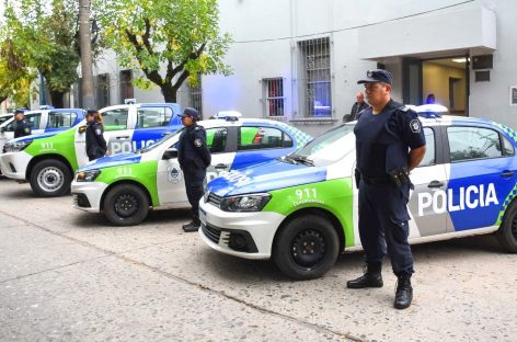 Llegaron cinco nuevos patrulleros para el nuevo subcomando de policía de Garín