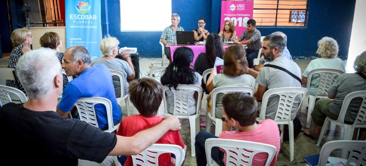 Con récord de convocatoria de vecinos y de proyectos presentados, terminaron las asambleas del programa Presupuesto Participativo