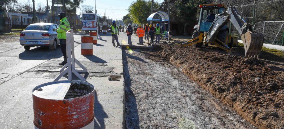 La Municipalidad de Escobar realiza obras de bacheo resistente sobre la Ruta 25