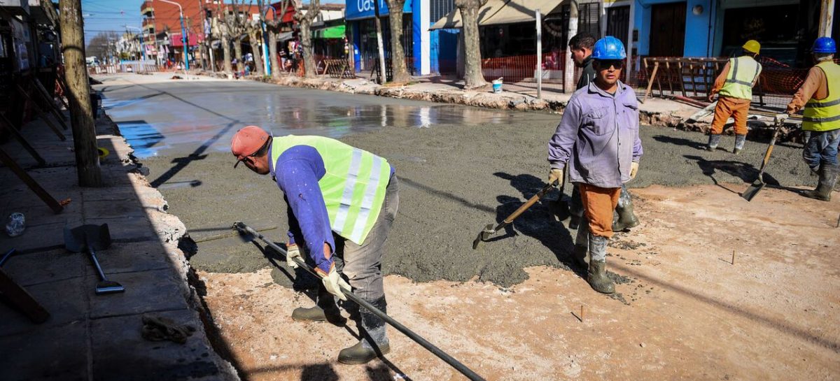 La Municipalidad de Escobar intensifica los trabajos de pavimentación en las principales calles del distrito