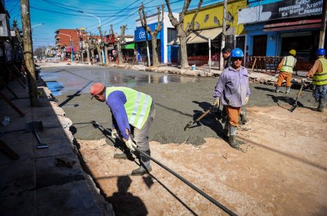 La Municipalidad de Escobar intensifica los trabajos de pavimentación en las principales calles del distrito