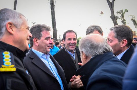 El intendente Ariel Sujarchuk participó del lanzamiento de un programa de seguridad provincial junto con la gobernadora Vidal y el ministro Ritondo