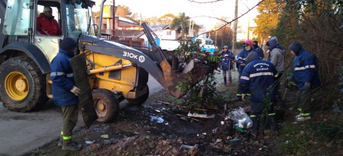 Continúan los trabajos de la Municipalidad de Escobar para mejorar el espacio público