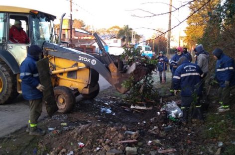 Continúan los trabajos de la Municipalidad de Escobar para mejorar el espacio público