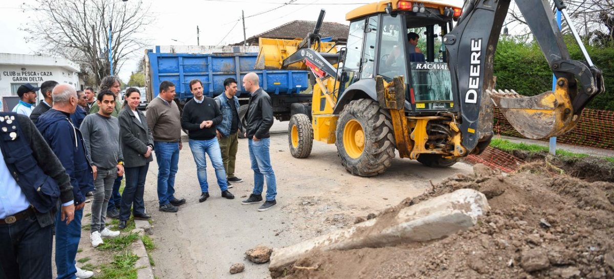 Ariel Sujarchuk supervisó obras de asfalto en Garín y Belén