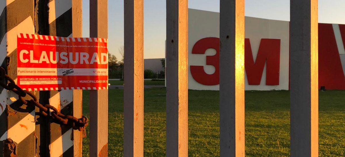 La Municipalidad de Escobar clausuró el centro de distribución de la empresa 3M en Garín