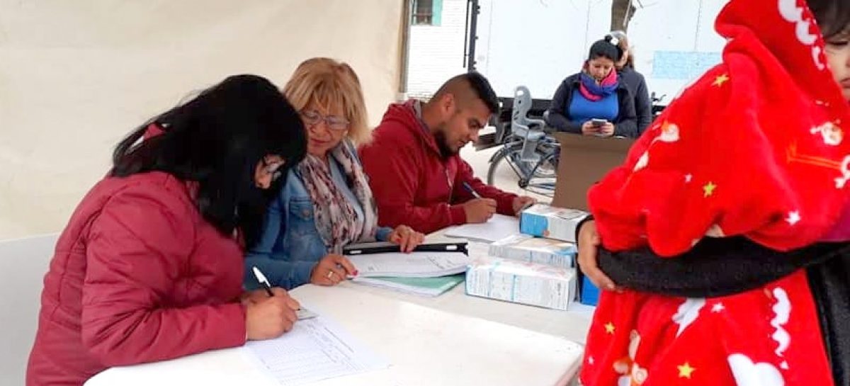 Más de 300 niños recibieron vacunas contra el sarampión, la rubéola y la papera en distintos centros de salud del partido de Escobar