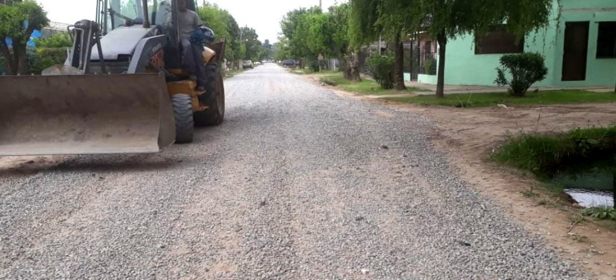 La Municipalidad de Escobar intensifica los trabajos de pavimentación en las principales calles del distrito