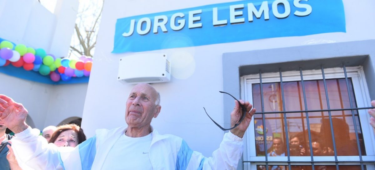 Identidad Escobar: el polideportivo anexo de Garín lleva el nombre de Jorge Lemos