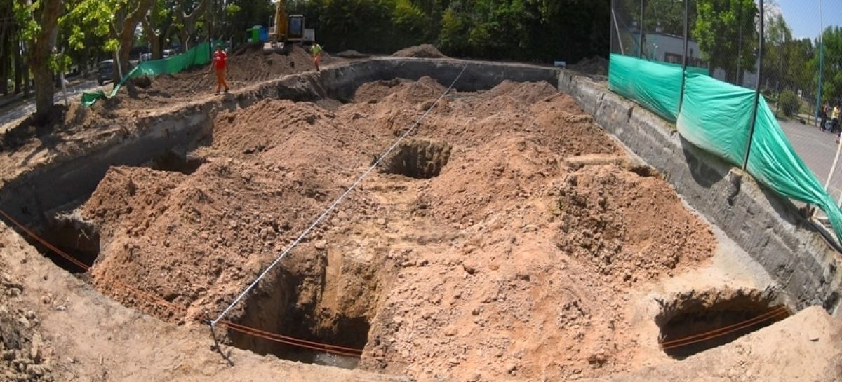 La Municipalidad de Escobar comenzó la construcción de la pileta semiolímpica en el polideportivo de Ingeniero Maschwitz