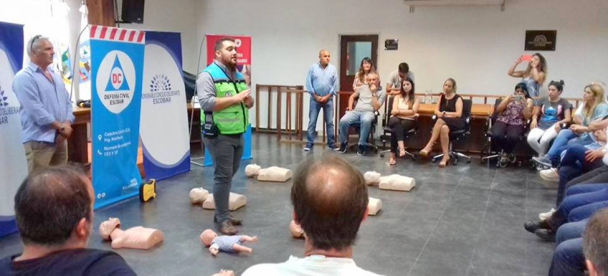 HCD Escobar: curso de RCP y primeros auxilios