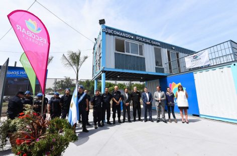 Ariel Sujarchuk y Cristian Ritondo inauguraron el nuevo Subcomando Policial de Garín
