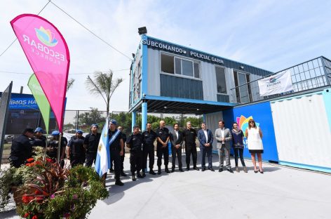 Ariel Sujarchuk y Cristian Ritondo inauguraron el nuevo Subcomando Policial de Garín