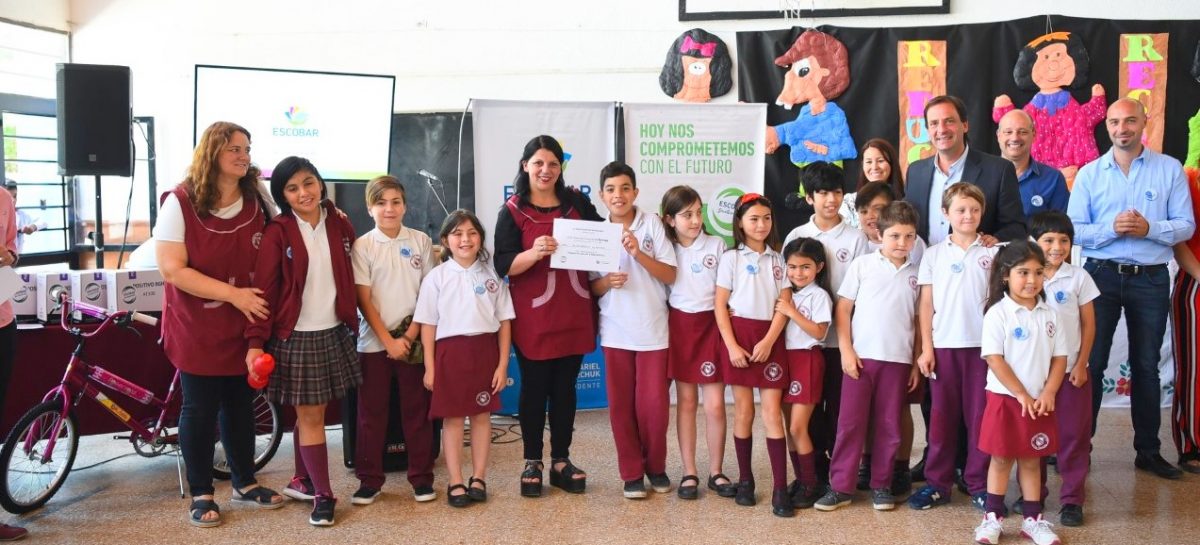 Escobar Sustentable: Escuelas por el Medio Ambiente premió a las instituciones que recolectaron mayor cantidad de residuos sólidos urbanos