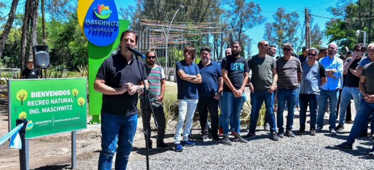 La Municipalidad de Escobar inauguró el recreo vecinal del Puente La Arenera