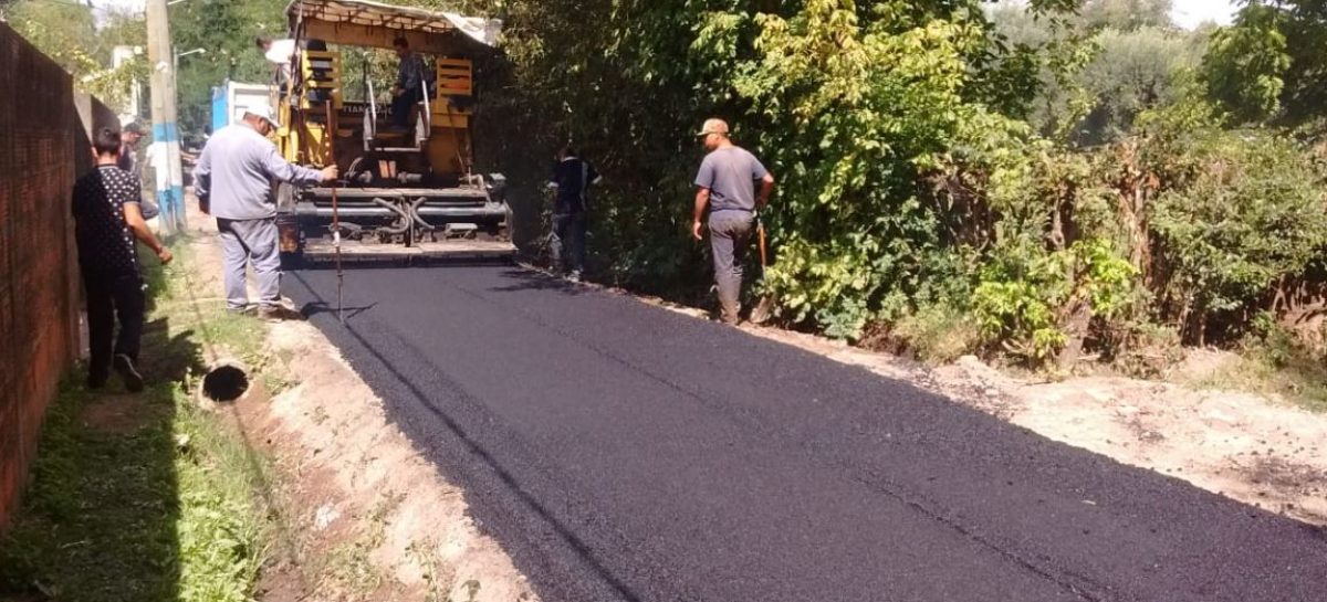La Municipalidad de Escobar continúa con trabajos de pavimentación y estabilizado en distintos barrios del distrito