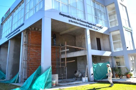 En Loma Verde, la Municipalidad de Escobar avanza con las obras de un centro de servicios de atención pública y bancaria