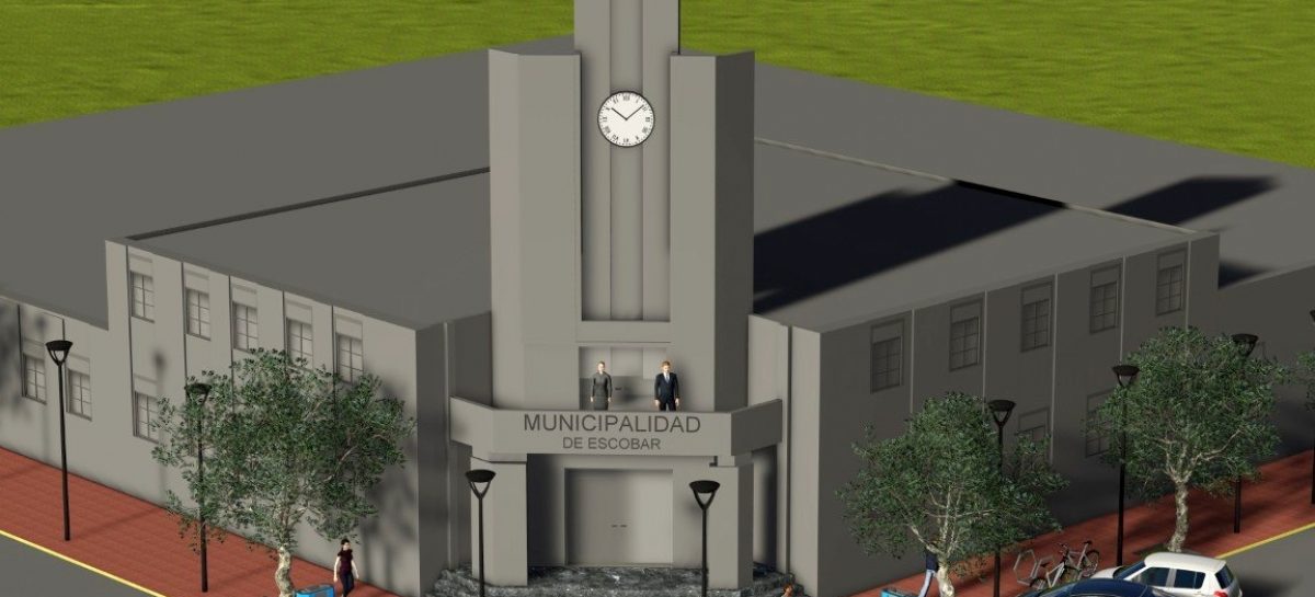 Escobar amplía su Palacio Municipal siguiendo el proyecto original del arquitecto Salamone