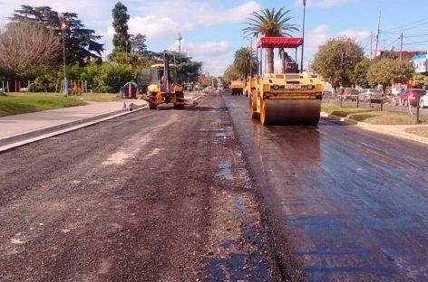 En Garín, la Municipalidad avanza en la última etapa de repavimentación del Boulevard Presidente Perón
