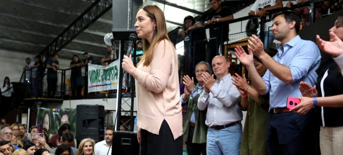 La Gobernadora Vidal y Leandro Costa juntos en Escobar ante más de 2000 personas