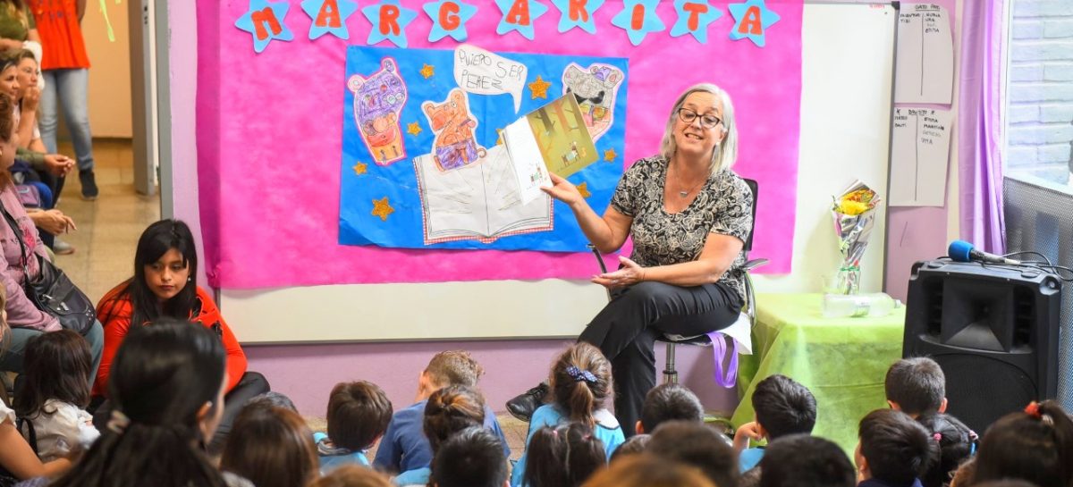 El jardín municipal “El Cedro” de Ingeniero Maschwitz recibió la visita de la escritora de literatura infantil Margarita Mainé