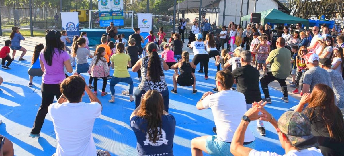 El programa municipal Escobar en Movimiento agrega días y horarios para sus actividades físicas y recreativas