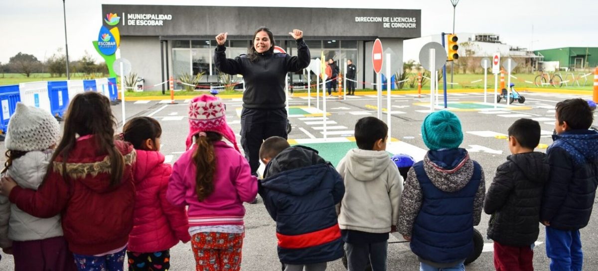 Educación Vial: más de 1.000 chicos y chicas ya participaron de las capacitaciones que organiza la Municipalidad de Escobar